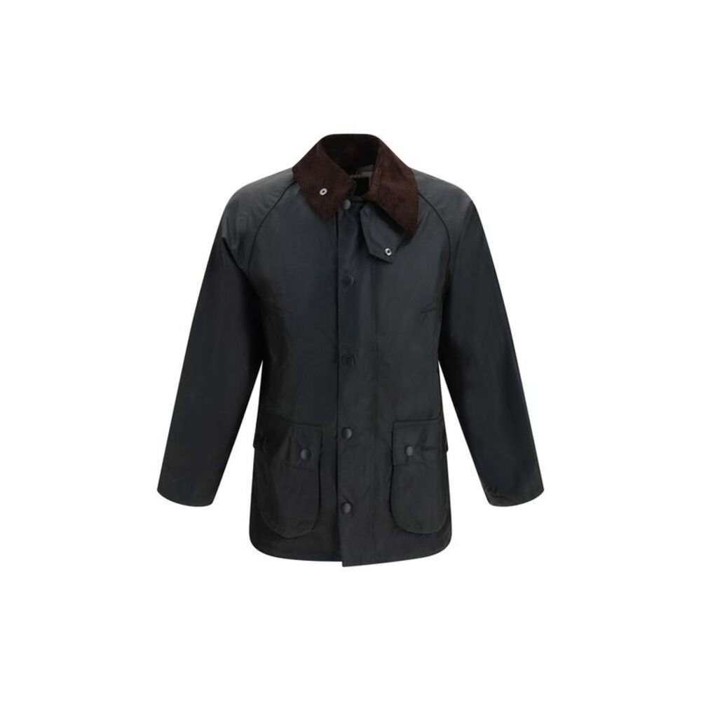 Barbour Black Cotton Full-Length Men's Jacket
